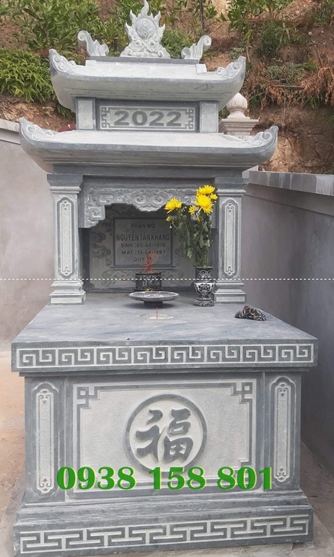 Những mẫu mộ đá 1 mái 2 mái 3 mái đao đẹp giá rẻ nhất bán ở Vĩnh Long