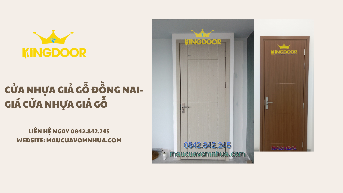 Cửa nhựa giả gỗ Đồng Nai- Giá cửa nhựa giả gỗ