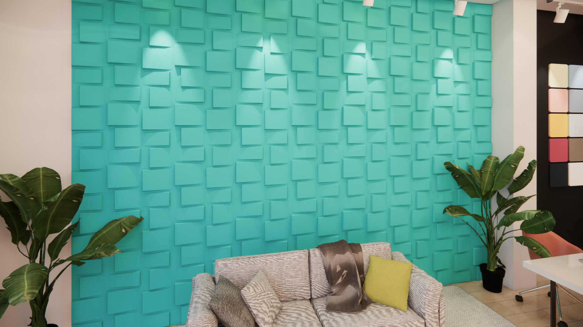 Tấm ốp tường 3D - Xu hướng trang trí nội thất 2023