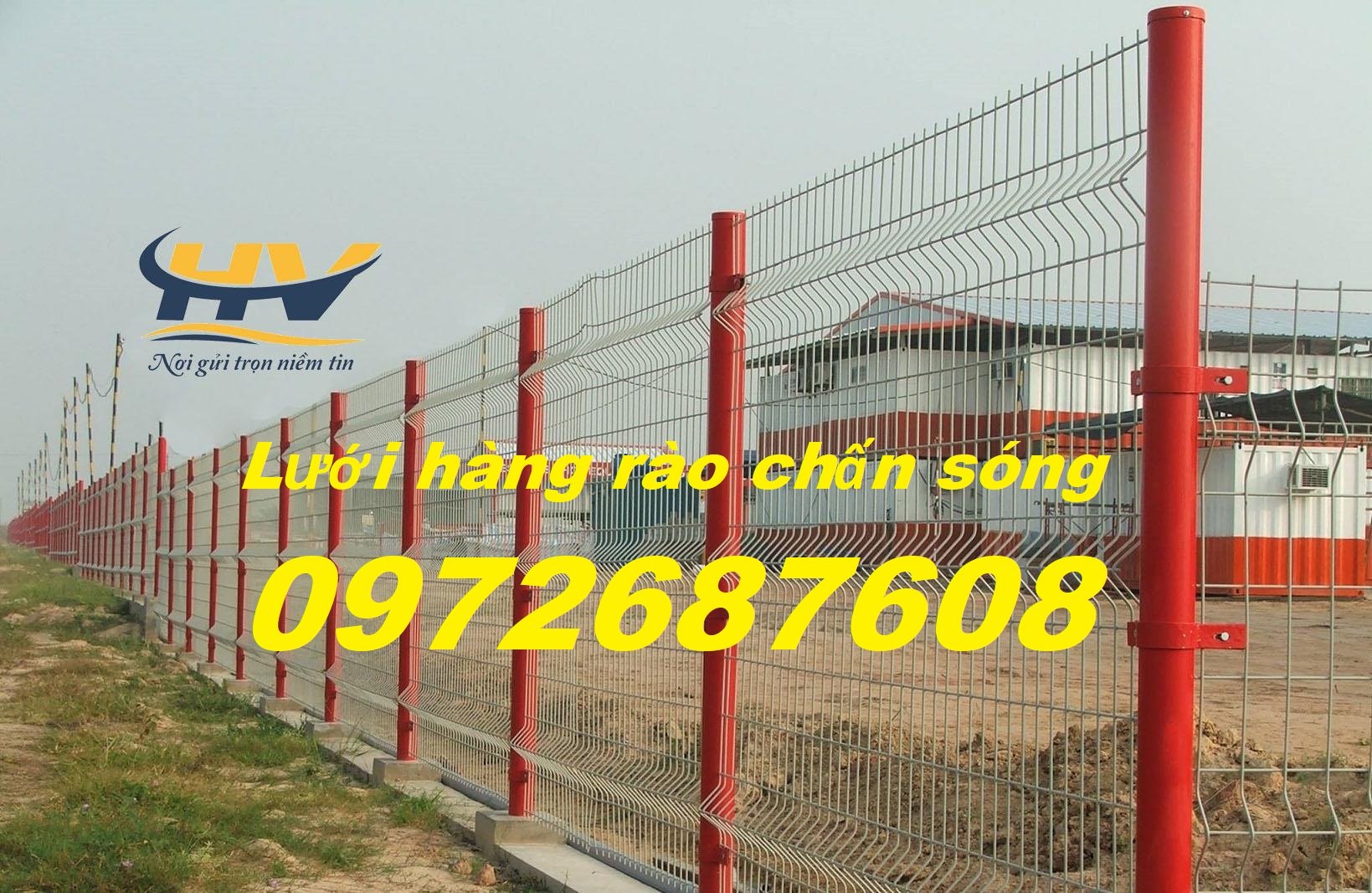 Hàng rào lưới thép mạ kẽm, hàng rào thép, lưới hàng rào tại TP HCM