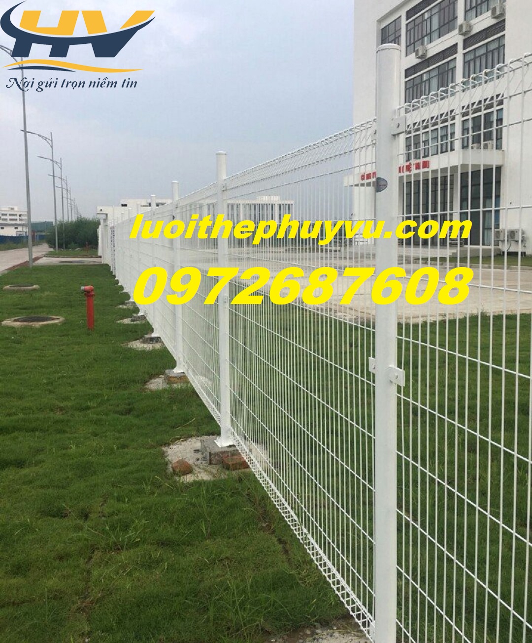 Hàng rào lưới thép mạ kẽm, hàng rào thép, lưới hàng rào tại TP HCM