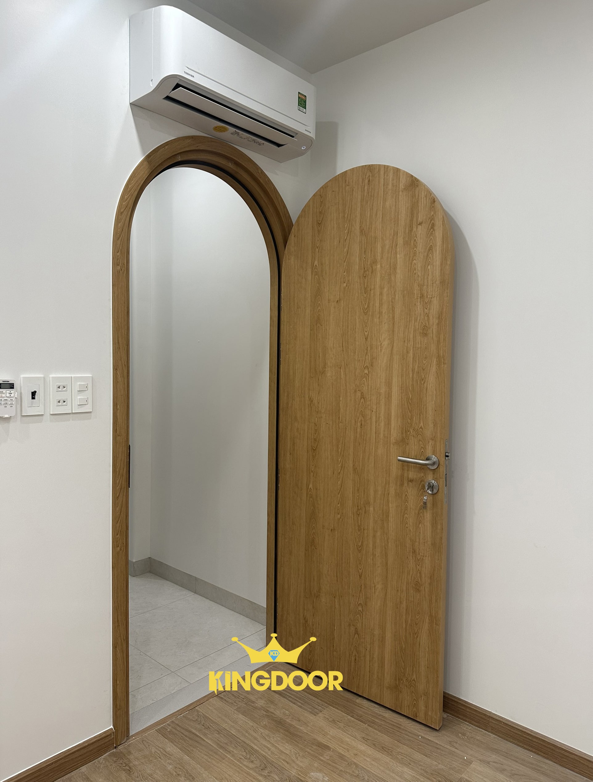 cửa vòm composite - cửa nhựa giả gỗ - cưa nhựa coposite