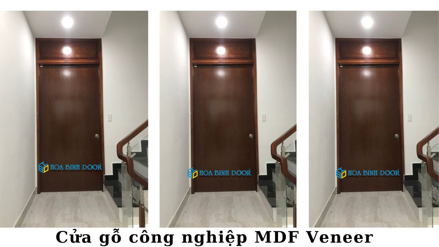 Cửa gỗ MDF Veneer tại Bình Thuận - Cửa phòng ngủ
