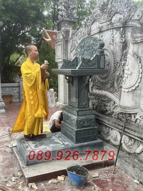 Cây hương thờ - Mẫu cây hương đá thờ không mái bán Tiền Giang