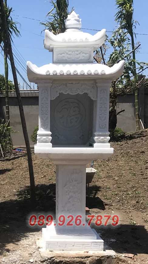 Bàn thờ thiên - Mẫu bàn thờ thiên đá có mái che bán BÌnh Thuận đẹp