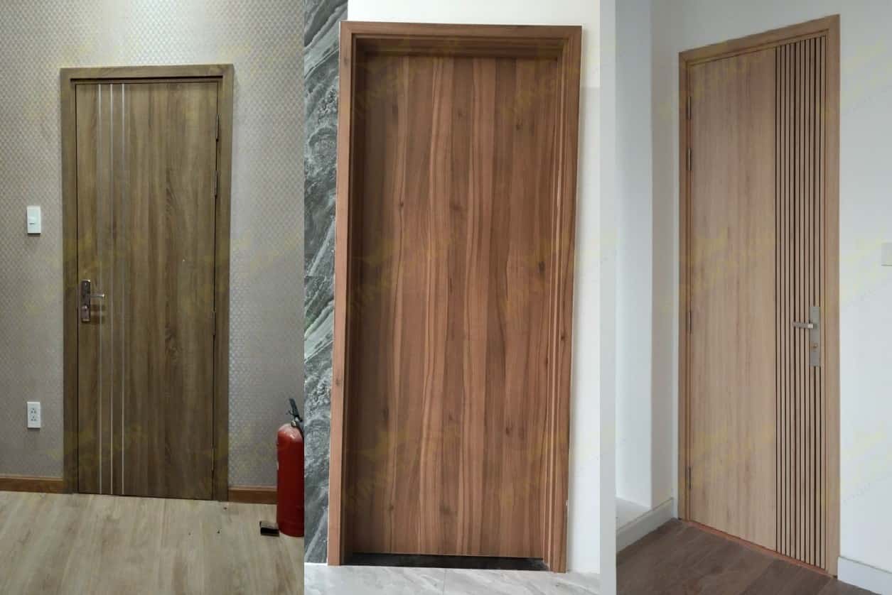 cửa gỗ MDF phòng ngủ cao cấp giá tại xưởng