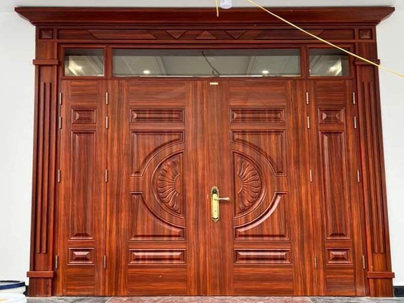 Báo giá cửa thép vân gỗ tại Bình Tân  Cửa đẹp cho mọi nhà Kotdoor
