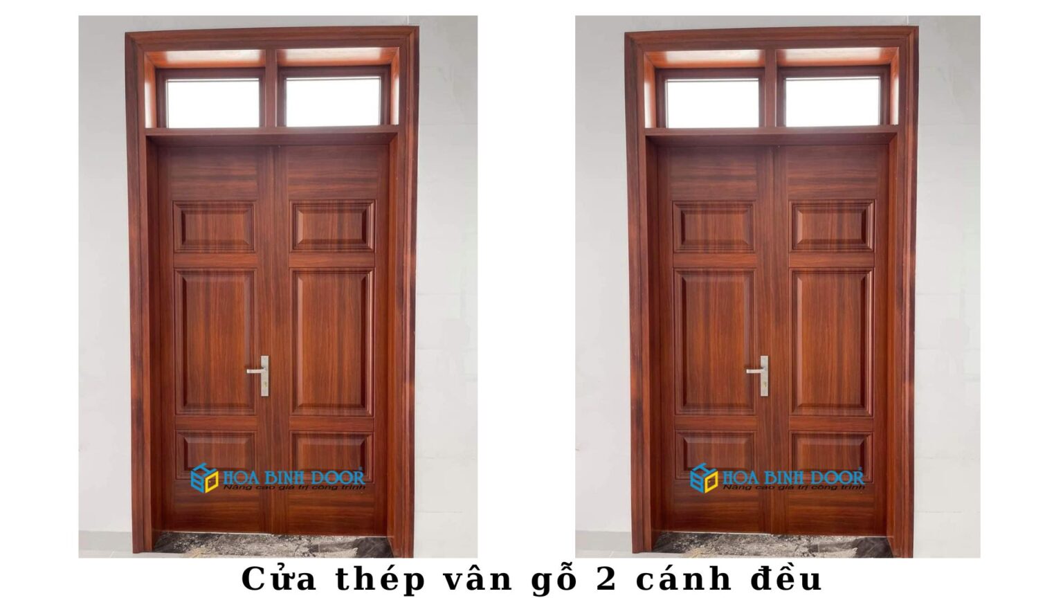 Báo giá Cửa Thép Vân Gỗ Tại Cần Thơ  Mẫu Cửa Đẹp