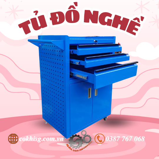 Tủ đồ nghề đa năng - Người bạn đồng hành của mọi thợ cơ khí