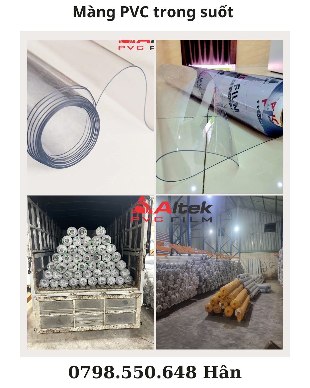 Màng pvc trong suốt giá tốt tại kho bên em