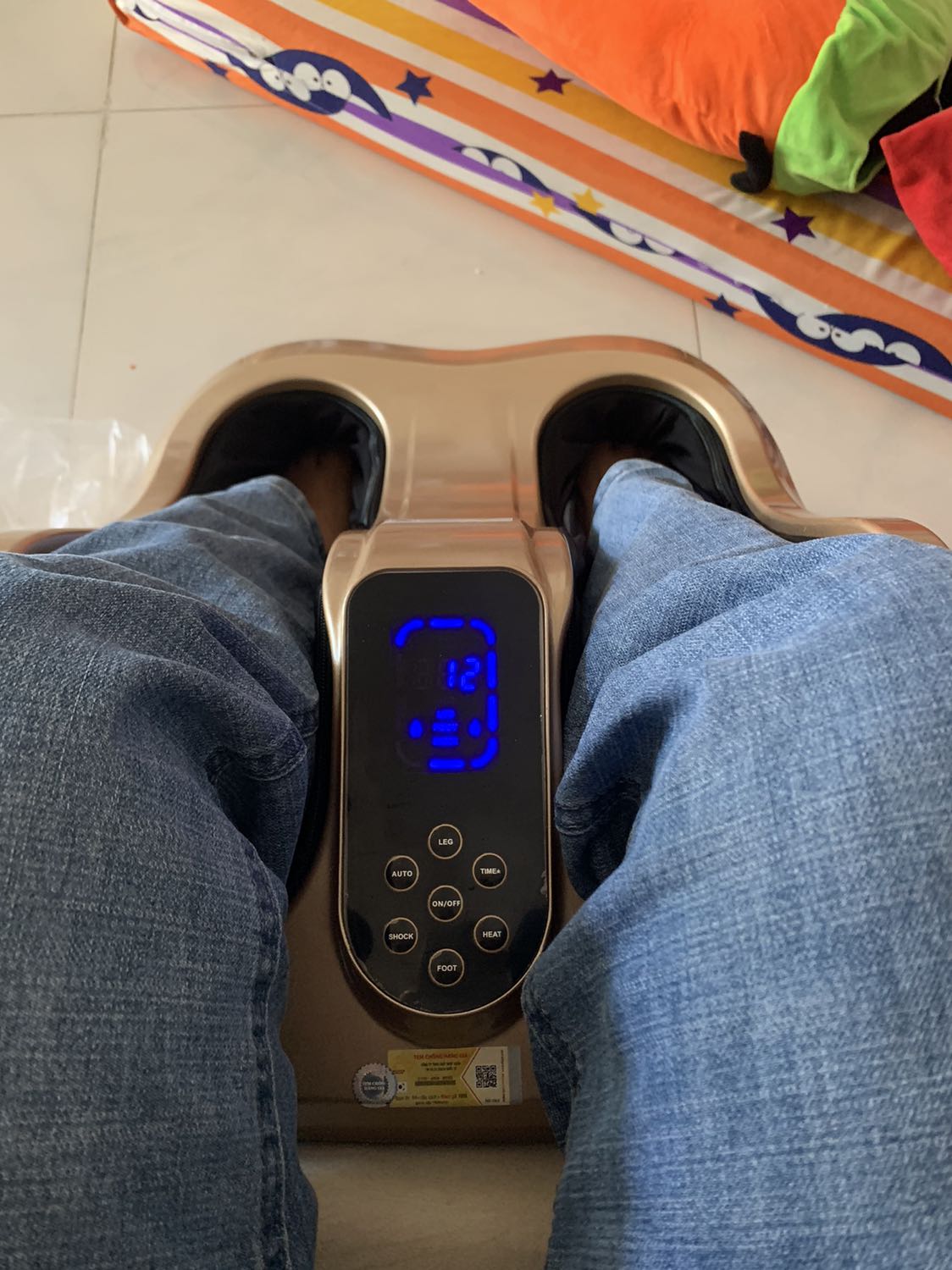 Máy massage chân 5D Ayosun Hàn Quốc điều khiển cảm ứng tại Hà Nội - 611588