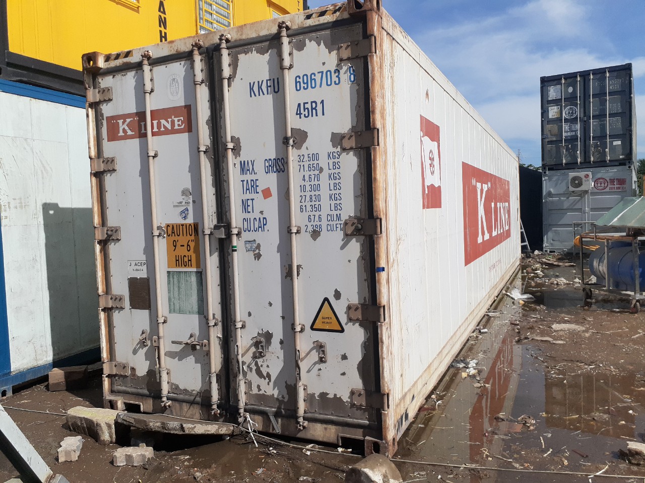 Container lạnh 40feet cont zim thanh lí của hãng tàu 
