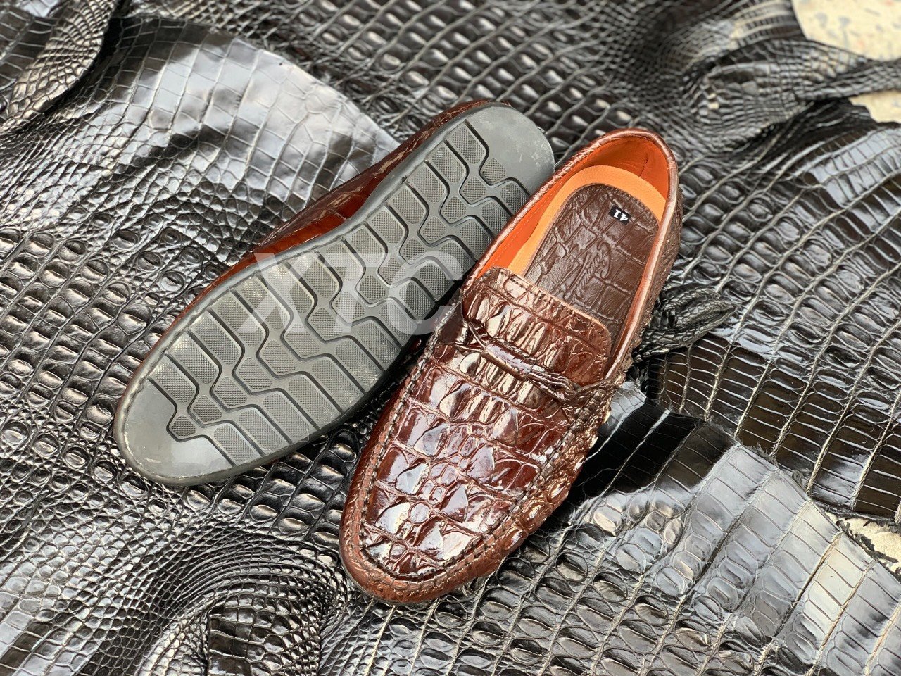 Giày da cá sấu- giá sỉ tại xưởng không qua trung gian