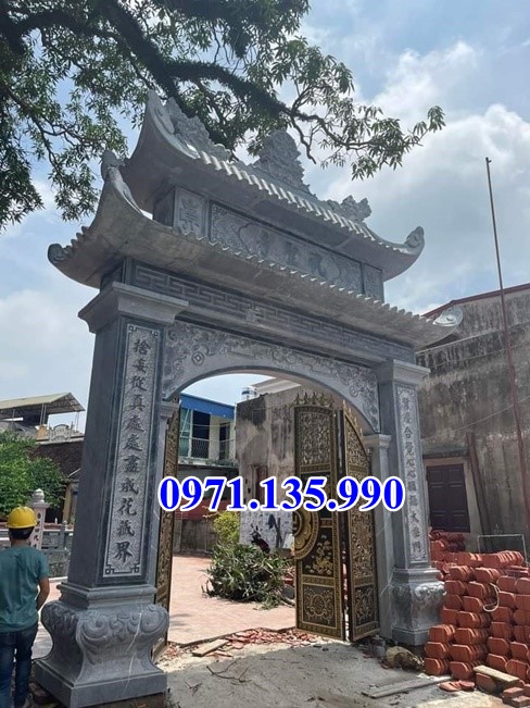 Cổng đá đẹp - Mẫu cổng bằng đá đơn giản đẹp bán tại Tiền Giang