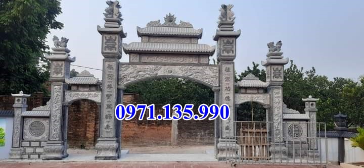 Cổng đá đẹp - Mẫu cổng bằng đá đơn giản đẹp bán tại Quảng Trị
