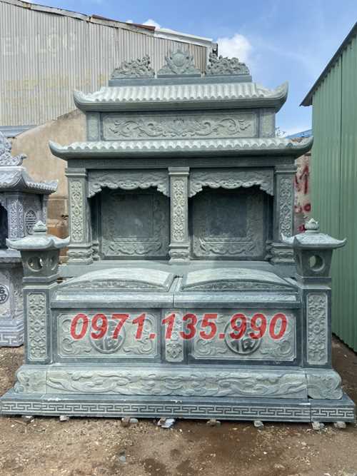 Mộ đá đẹp - Mẫu mộ bằng đá đơn giản đẹp bán tại Lạng Sơn