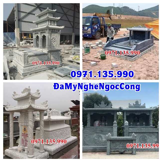 Nhà mồ đá đẹp - Mẫu nhà mồ bằng đá xanh đẹp bán Lâm Đồng