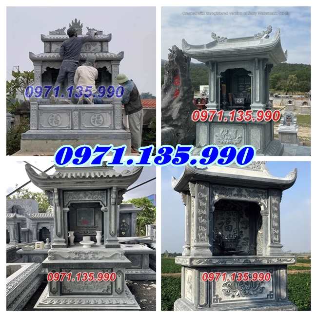 Nhà mồ đá đẹp - Mẫu nhà mồ bằng đá xanh đẹp bán Tiền Giang