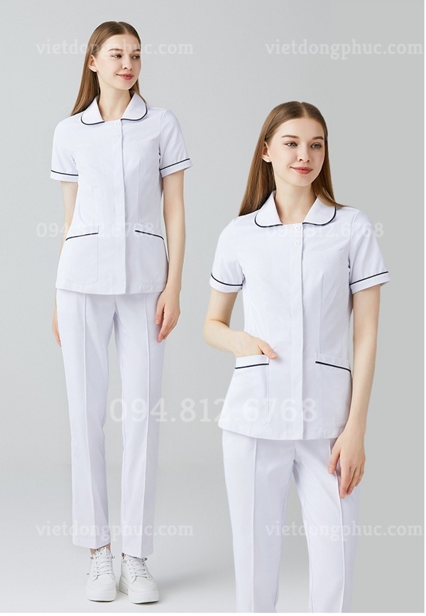 May đồng phục y tá thời trang, chất lượng, kiểu dáng chuyên nghiệp
