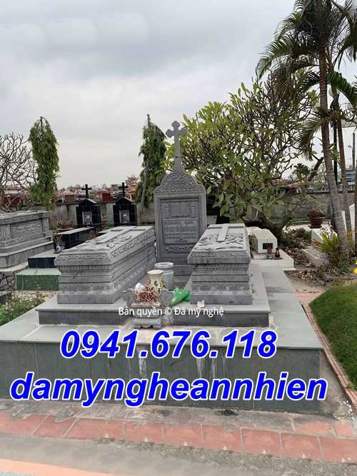 Cửa hàng bán 25+ Mẫu mộ công giáo bằng đá tại Đắk Lắk - Mộ Đạo