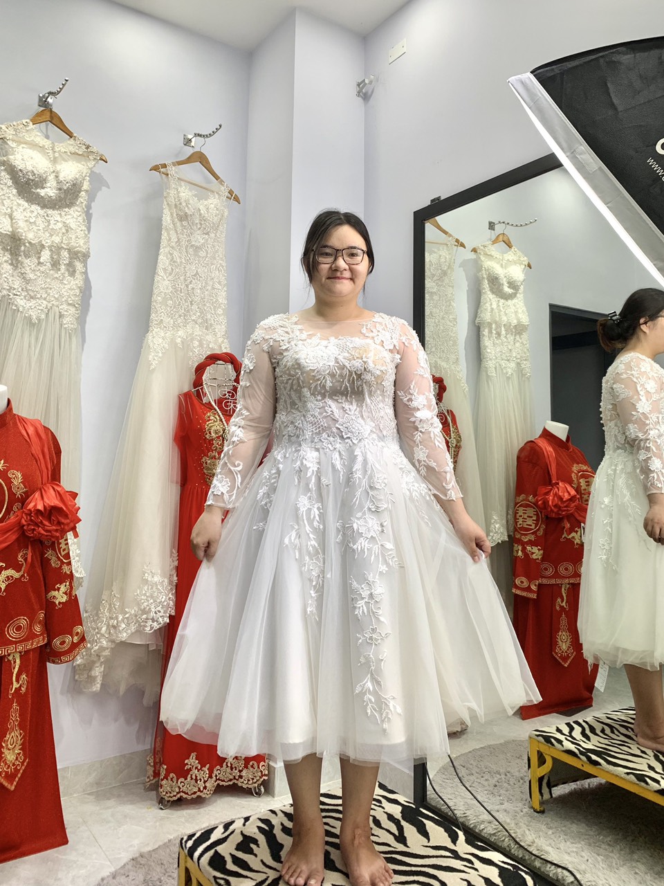 Áo cưới Bigsize Tròn Xinh siêu khuyến mãi 12.5