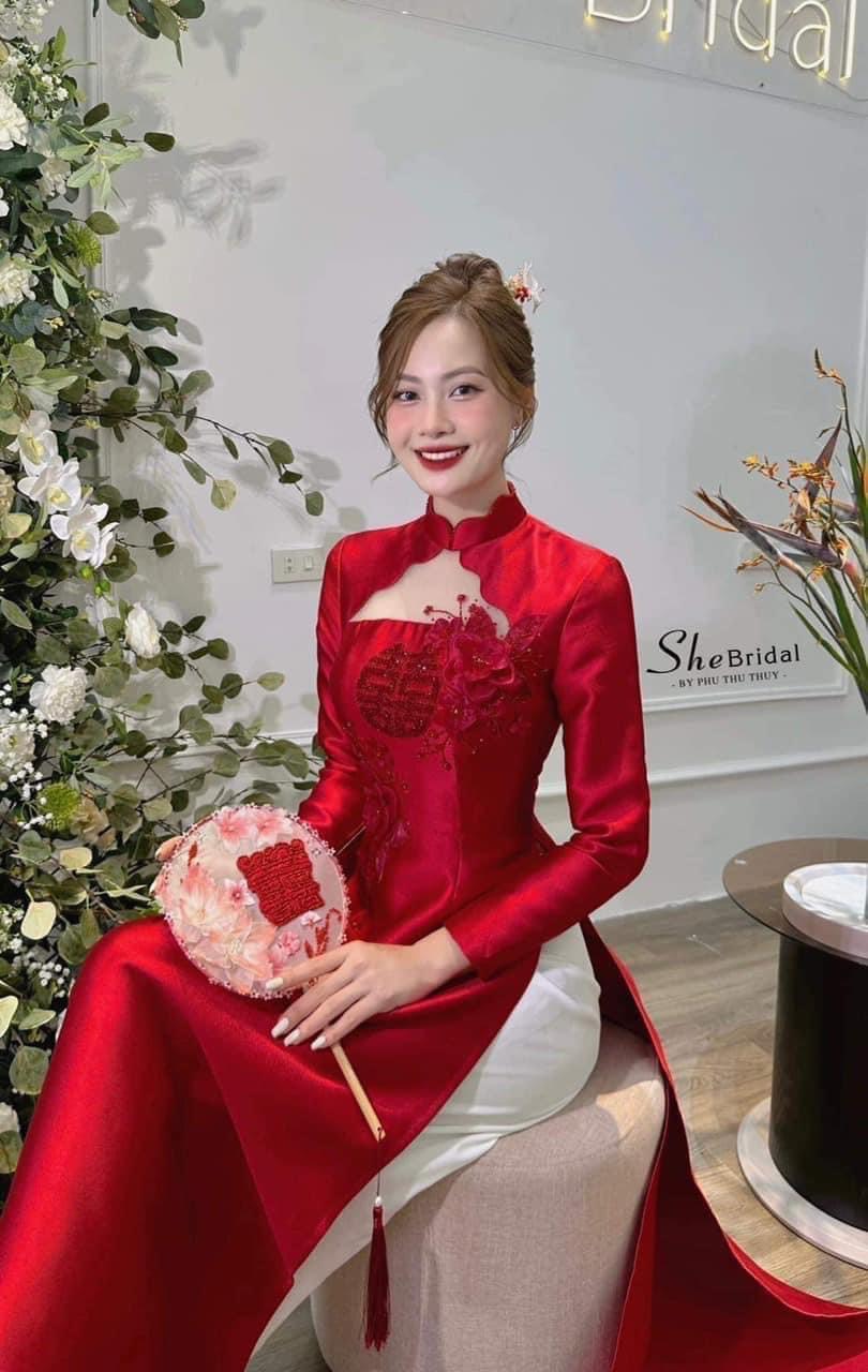 Áo dài cưới Bigsize Tròn Xinh siêu khuyến mãi 11.5