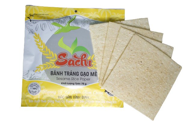 Bánh tráng Sachi-Tự hào đặc sản Bình Định