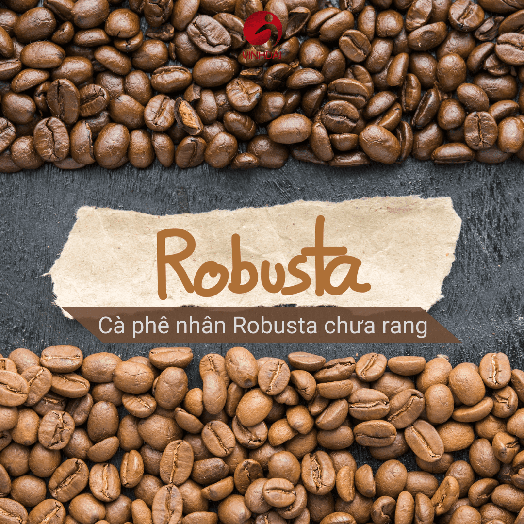 Cà phê Robusta hữu cơ nhân xanh, rang xay, cà phê mix