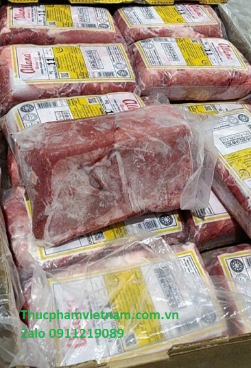 Thịt nạm trâu đông lạnh nhập khẩu, giá trị dinh dưỡng